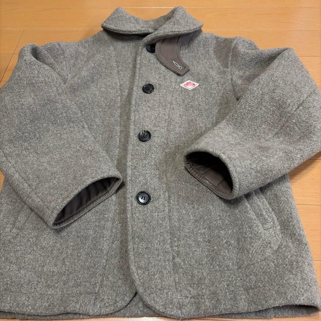 ダントン　丸襟コートジャケット