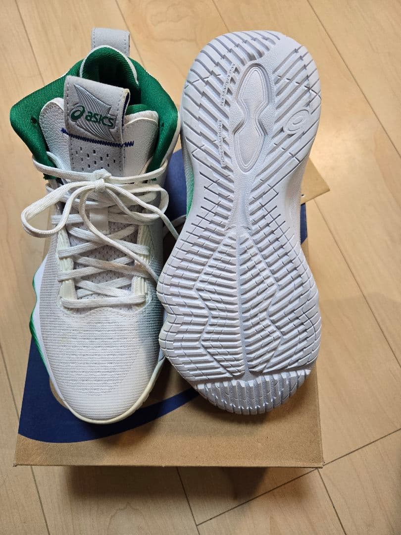 ASICS NOVA SURGE 2 26.0cm ホワイト/グリーン