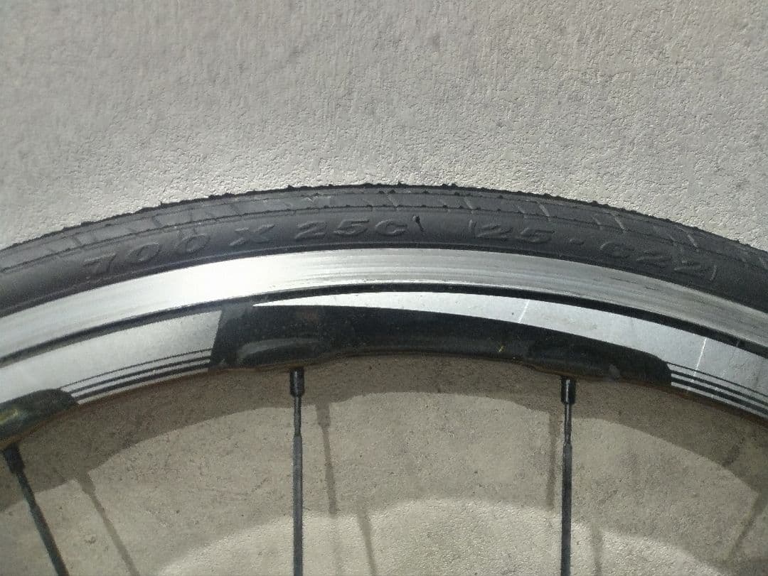 ★SHIMANO RS81 カーボン アルミリム クリンチャーホイール フロント