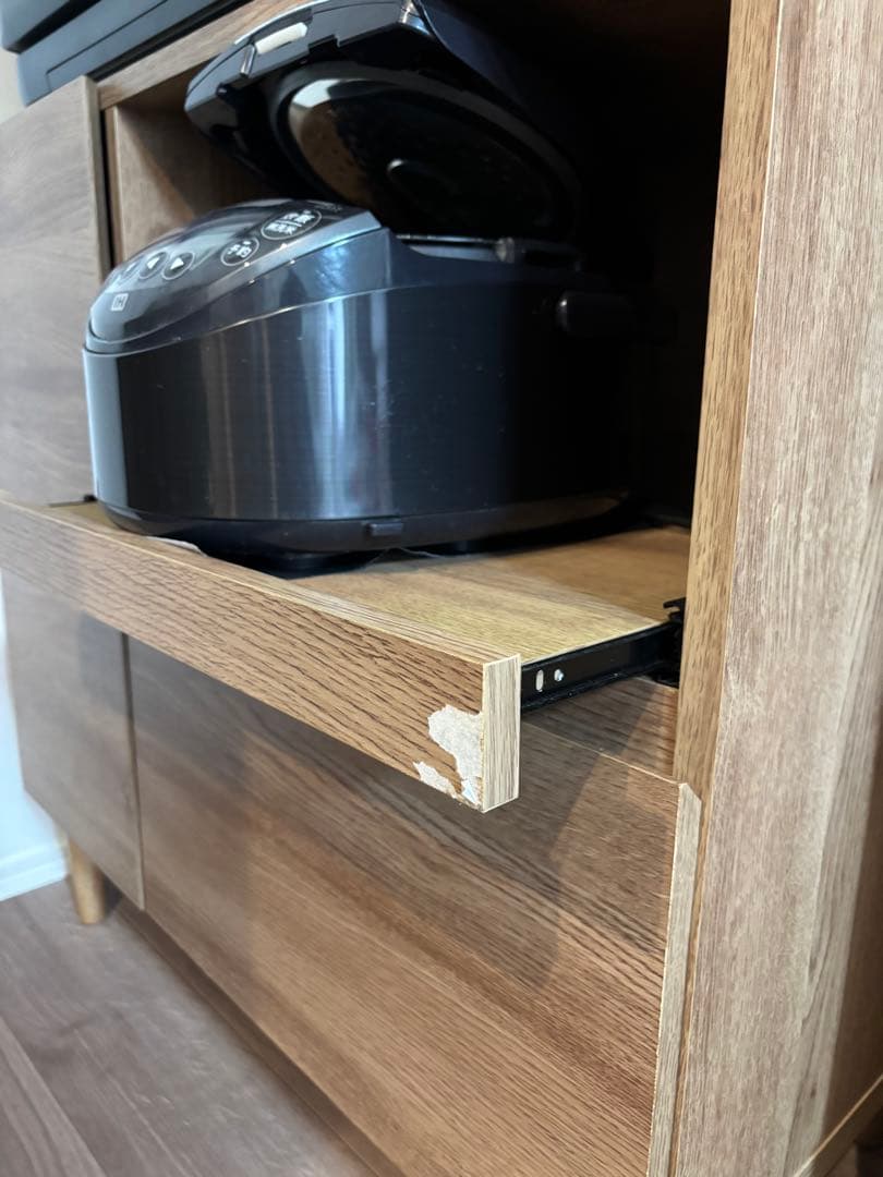 【LOWYA】 キッチン棚 食器棚 レンジ台 幅80cm 【格安】