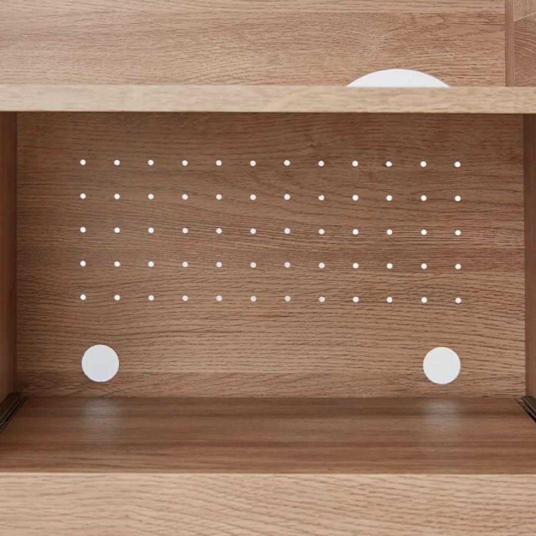 【LOWYA】 キッチン棚 食器棚 レンジ台 幅80cm 【格安】