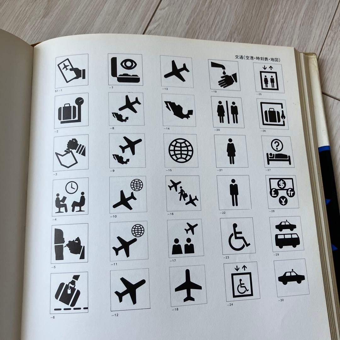 【匿名配送 ✨希少】デザイン　ピクトグラム 世界の絵文字 1970-83 サイン