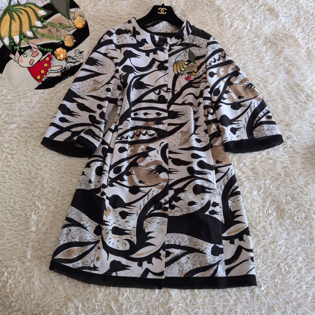 日本製★OLLEBOREBLA　ぶたさん　コート　チュニック　セットアップ