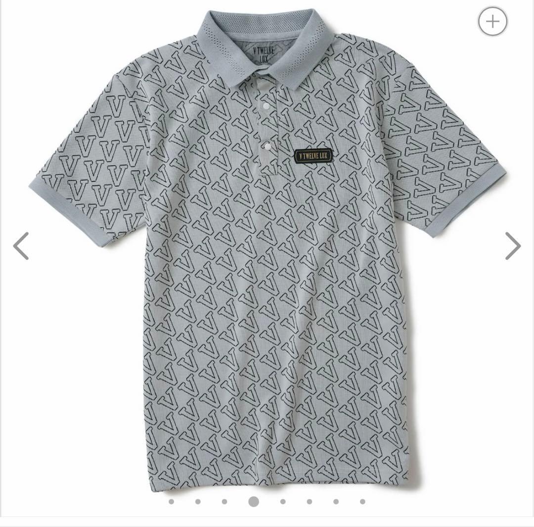 【美品】V12 LX MV POLO WHITE02 XXL