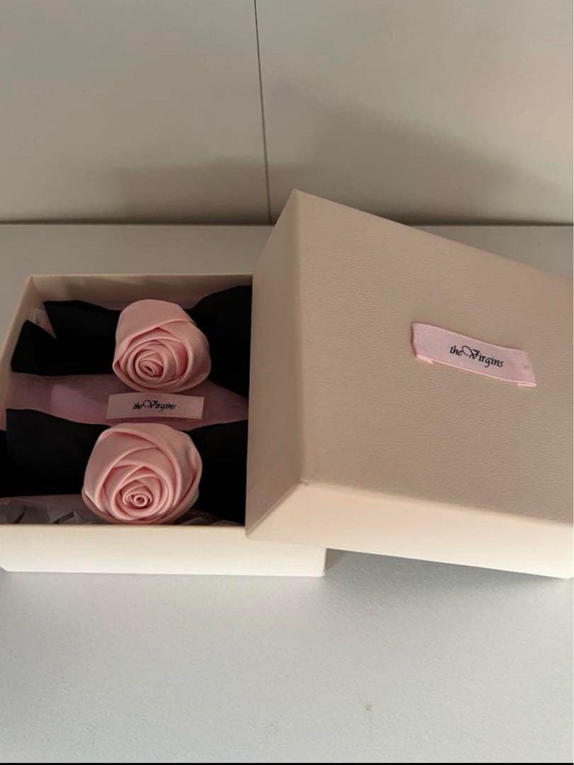 rose tiny hair barrette set ローズバレッタ