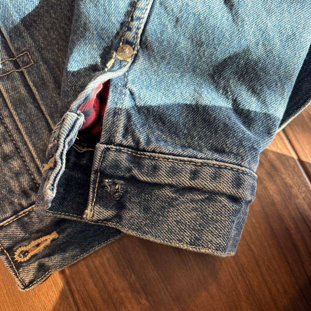 【激レア三ツ星】90s RRL ブランケット デニムジャケット L相当 初期