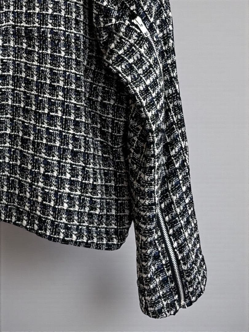 【PHINGERIN／フィンガリン】ツイードチェック柄ボンテージジャケット