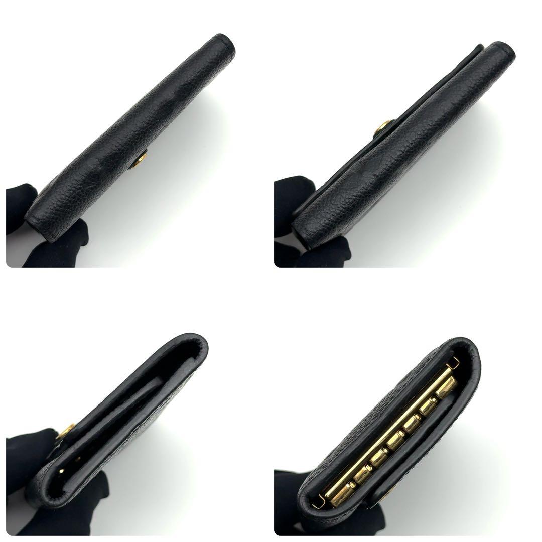 【最高級美品】ルイヴィトン アンプラント ミュルティクレ６ キーケース ノワール