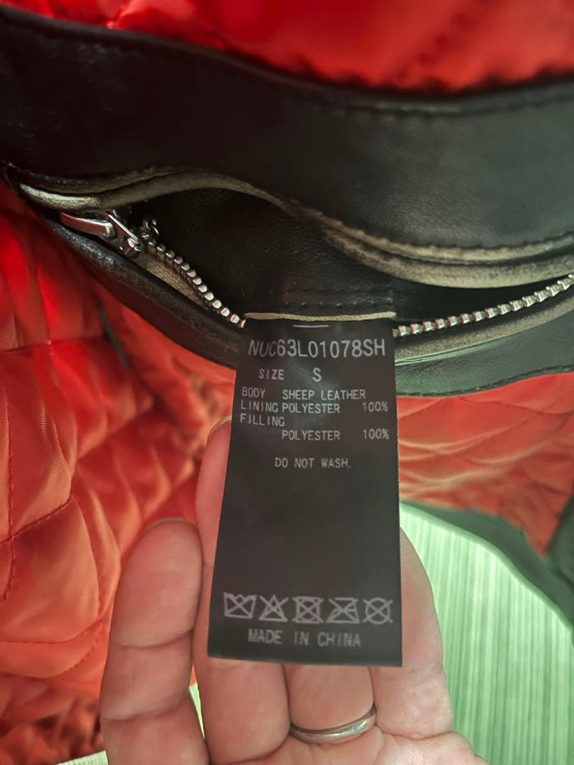 ス*ワ様 ナノユニバース　ビンテージ風シングルライダース