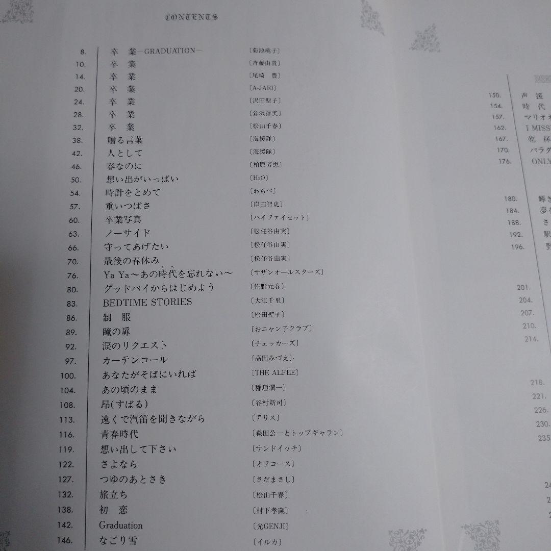 GRADUATION 1989 卒業生のピアノ・アルバム　レトロ