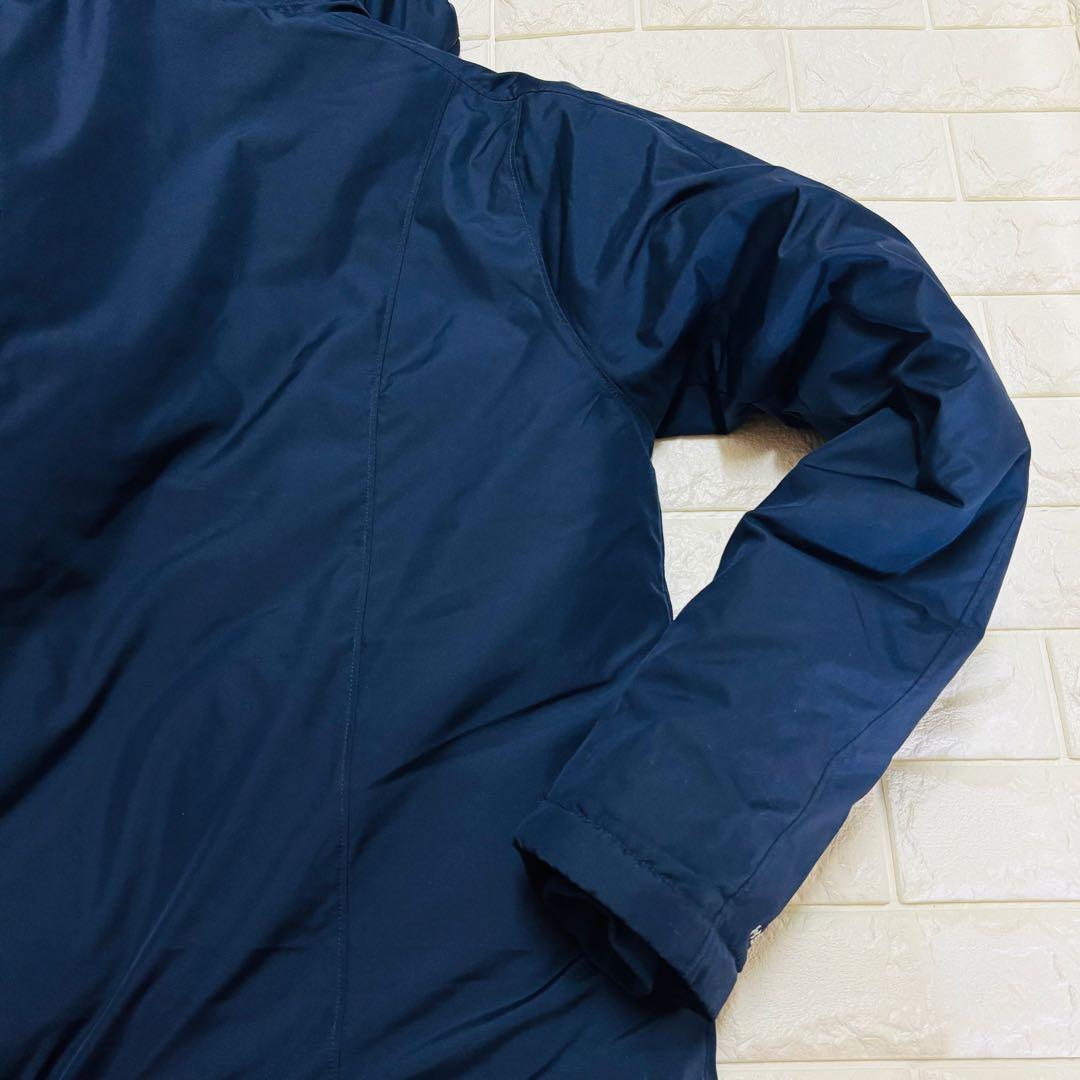 超美品❤️アンダーアーマー ベンチコート ネイビー L相当 フード付 二重袖