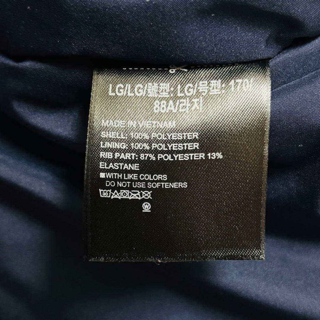 超美品❤️アンダーアーマー ベンチコート ネイビー L相当 フード付 二重袖