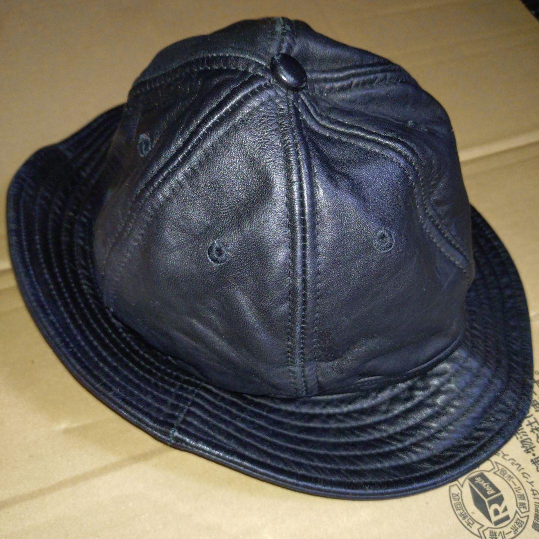 最終値下げ　エディフィス 　ニューエラ　ブラックレザー　バケットハット