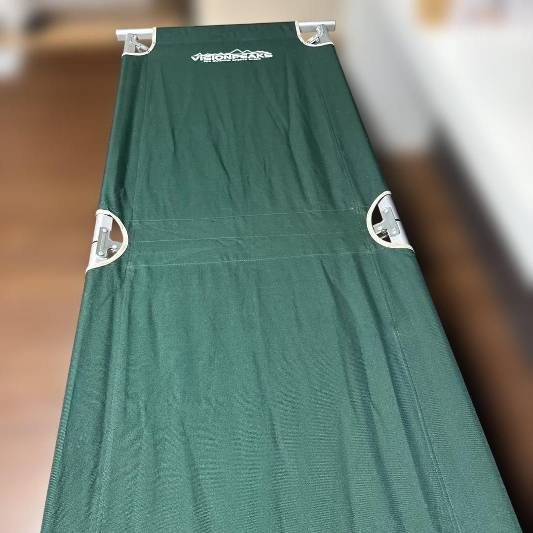 VISIONPEAKS グリーン コット 2セット収納バッグ付き