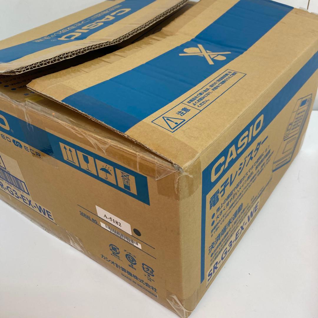B469- CASIO 電子レジスター SR-G3-EX-WE