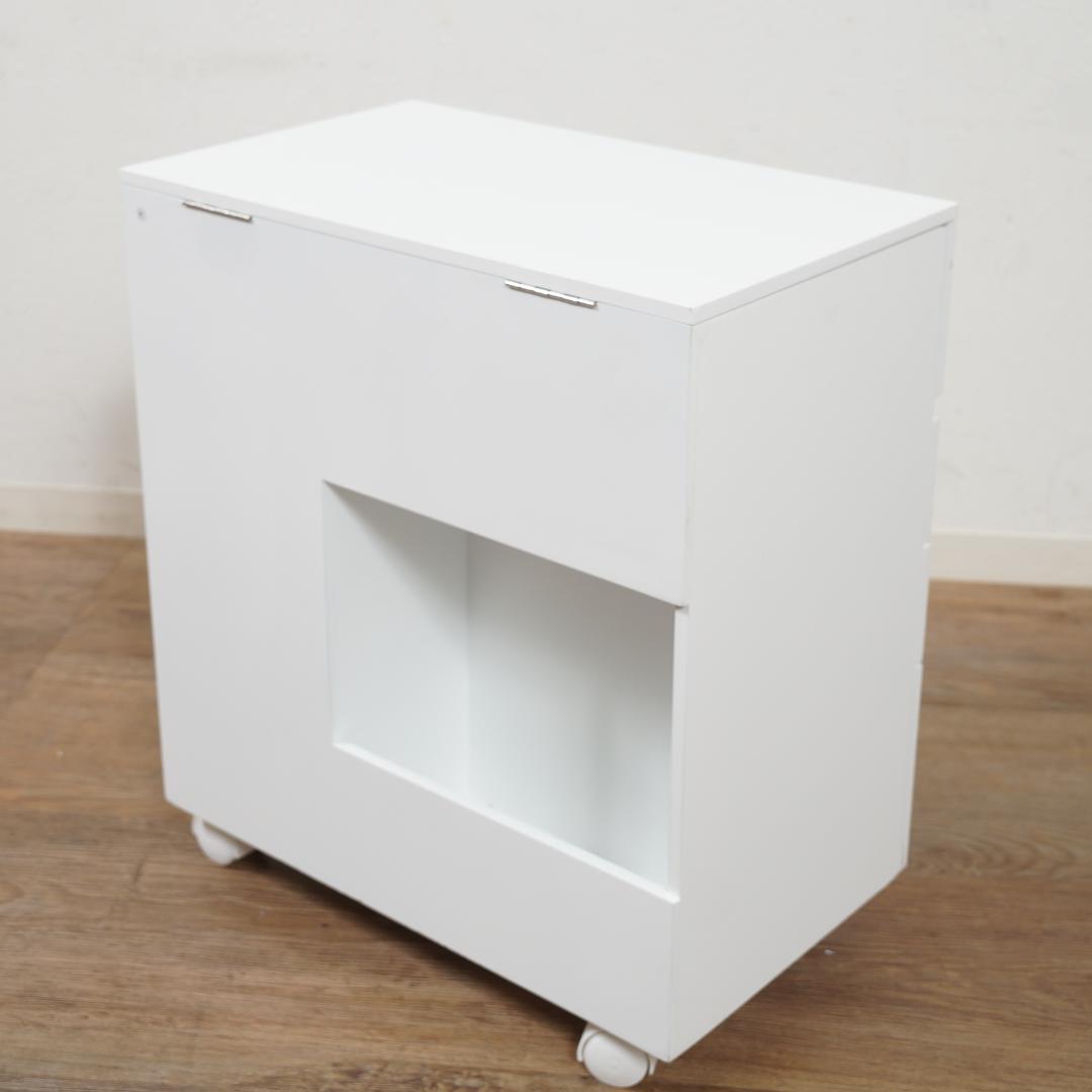 フォロー割nya【新品】これ便利！　たっぷり収納 多機能 コスメ ワゴン