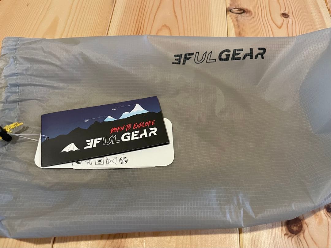 未使用 3F UL GEAR ソロ 超軽量 登山 テント グランドシート