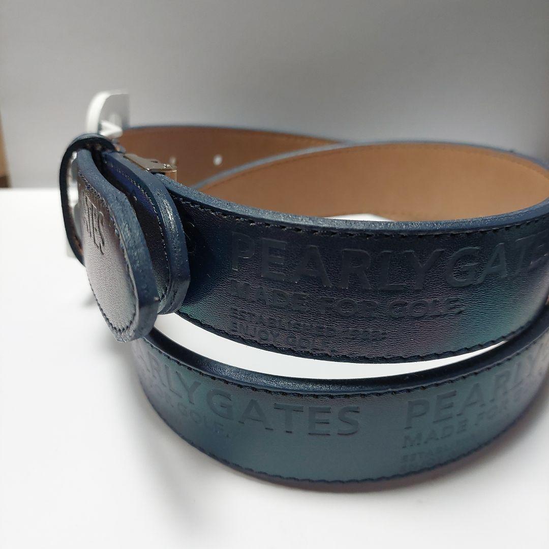 PG メンズ ベルト ネイビー ホワイト2本セットです。