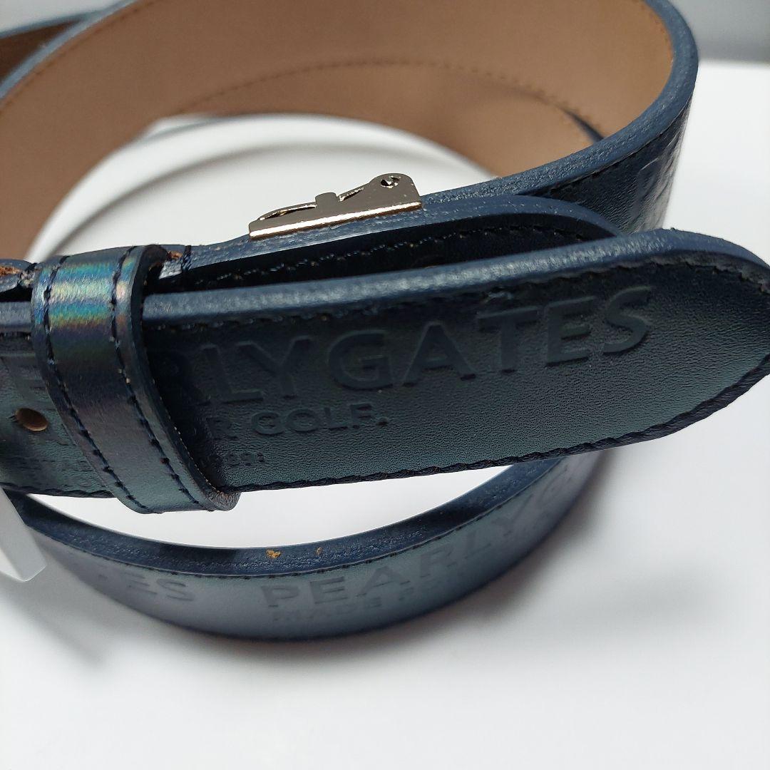 PG メンズ ベルト ネイビー ホワイト2本セットです。