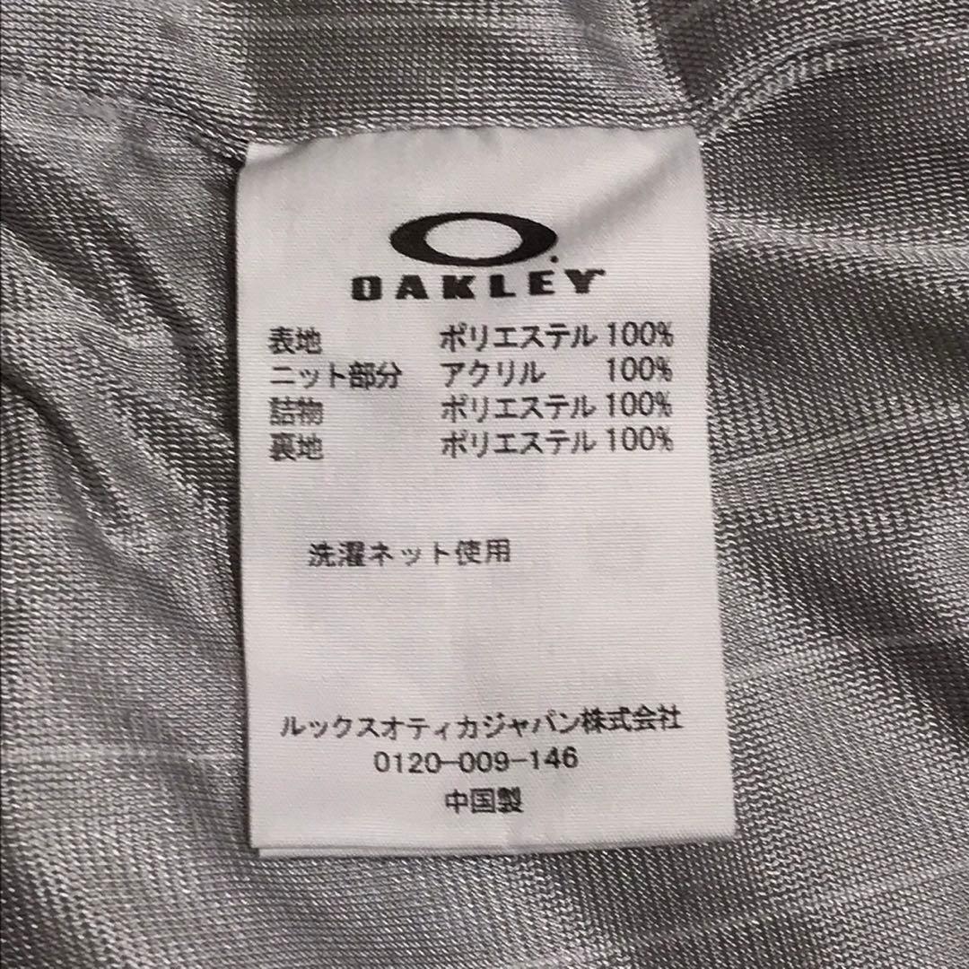 OAKLEY オークリー キルティングゴルフジャケット　刺繍ロゴ　ホワイト　XL