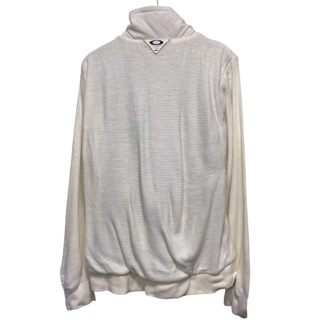 OAKLEY オークリー キルティングゴルフジャケット　刺繍ロゴ　ホワイト　XL