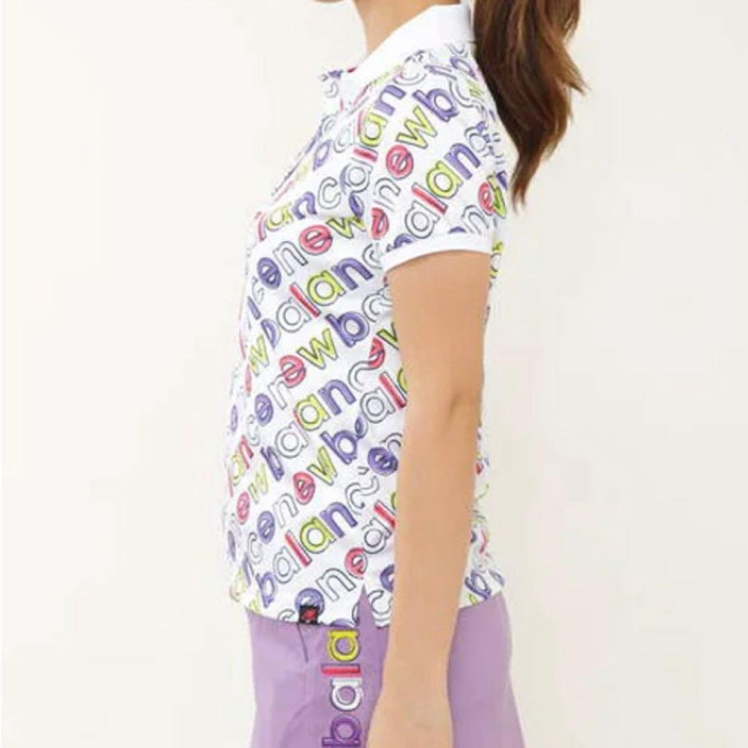 新品　未使用品　ニューバランス　ゴルフウェア　レディース　ポロシャツ　ロゴ　タグ