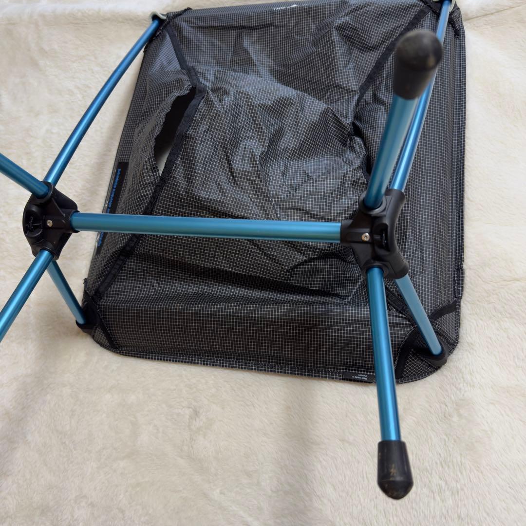 美品　Helinox チェアゼロ　ブラック　スタッフバッグ