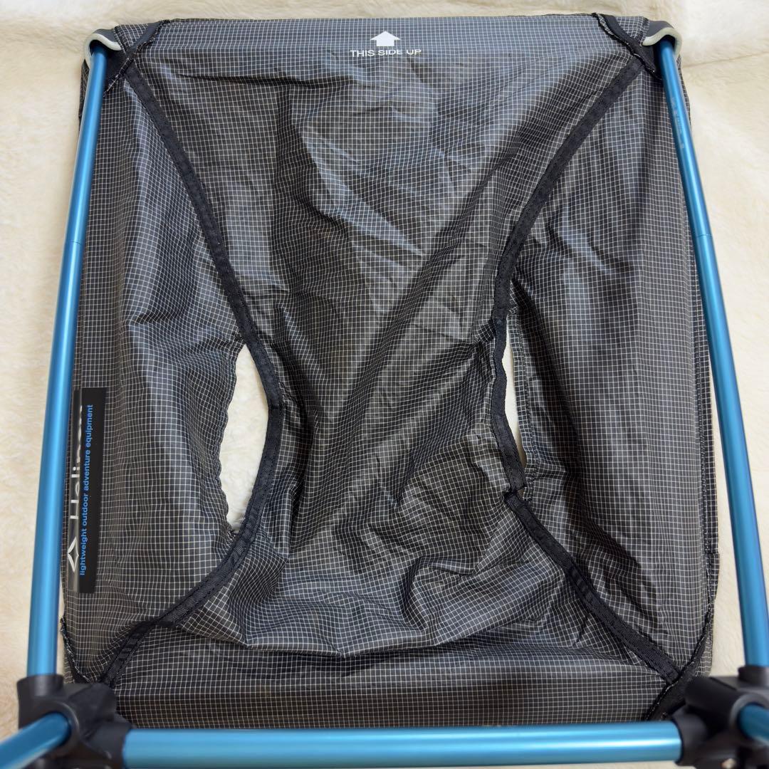 美品　Helinox チェアゼロ　ブラック　スタッフバッグ