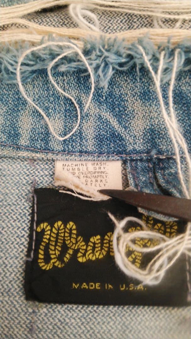 ラングラーGジャン1970年代ビンテージ L～LLゴールデンサイズ USA製