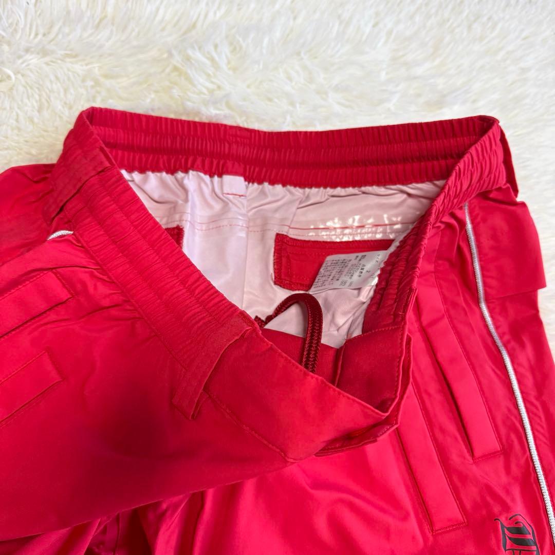 【ダンスウィズドラゴン】美品 レインウェア レッド 上下 Mサイズ メンズ