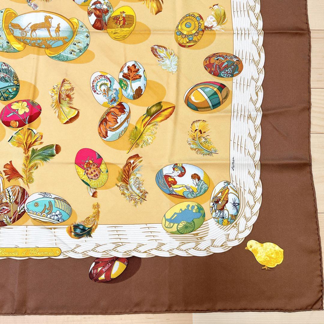 HERMÈS エルメス カレ90 エルメスの雛たち Couvee d'Herme