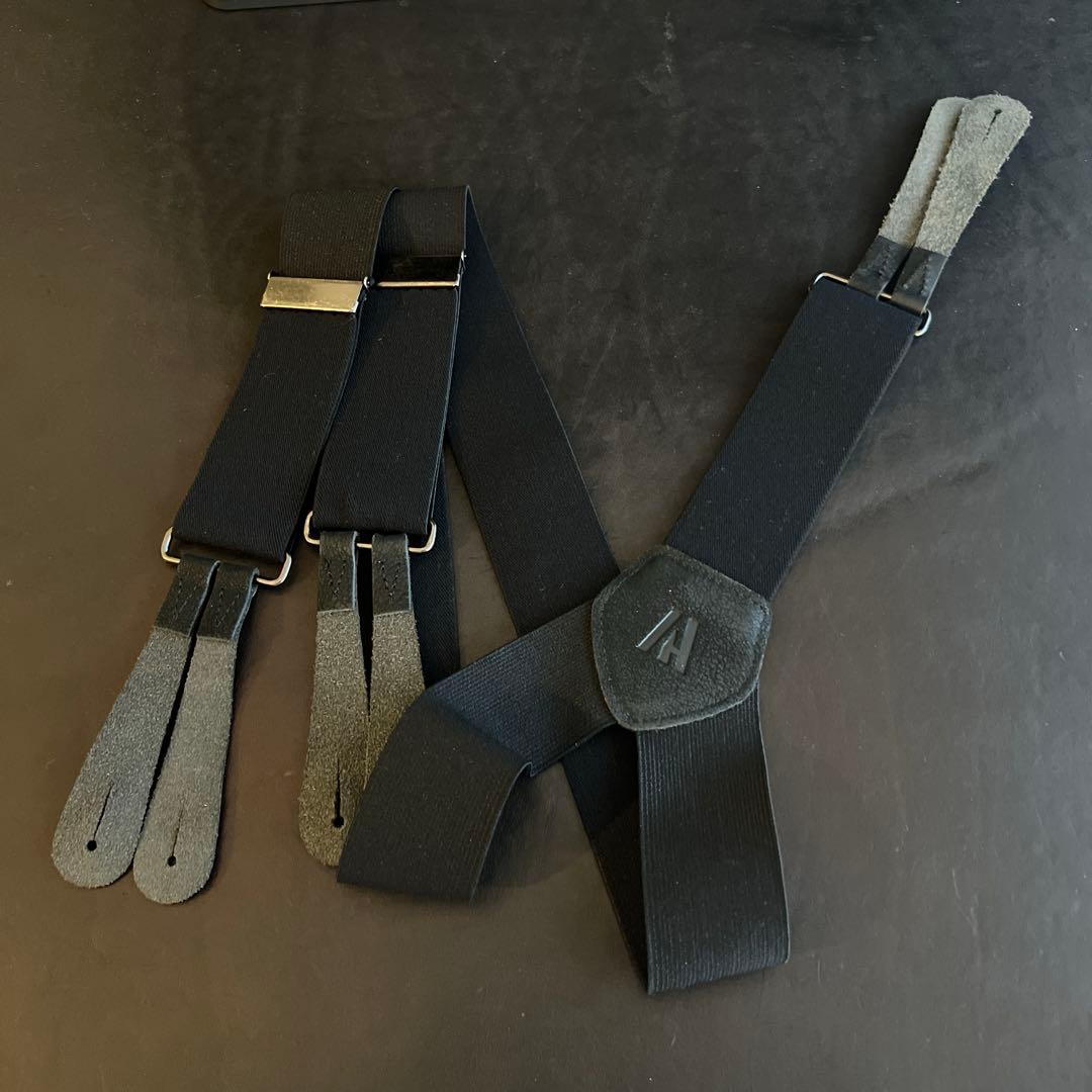 HUMVENT ヒューベント SUSPENDERS BLACK