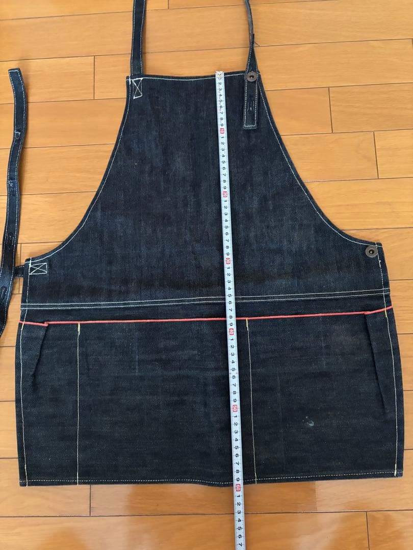 キャピタル KAPITALダークブルー デニムエプロン