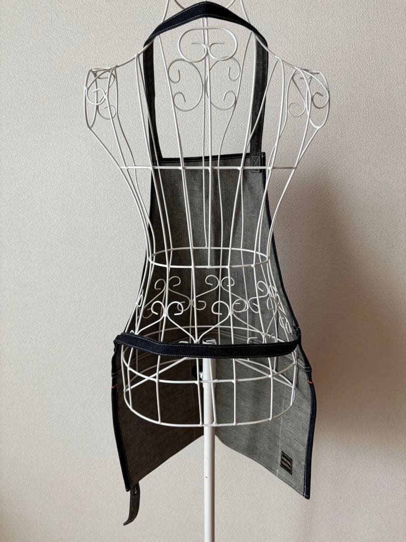 キャピタル KAPITALダークブルー デニムエプロン