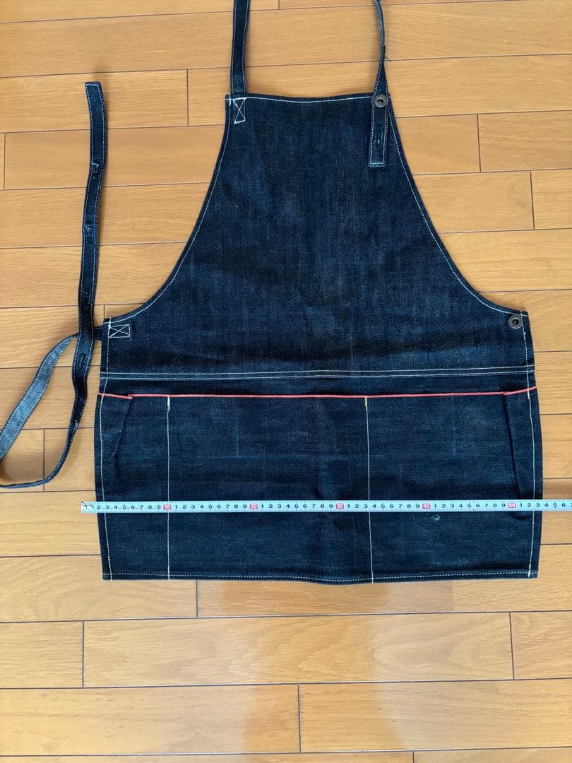 キャピタル KAPITALダークブルー デニムエプロン