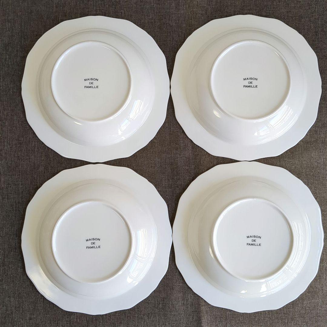 MAISON DE FAMILLE メゾンドファミーユ 皿 深皿 4枚 セット