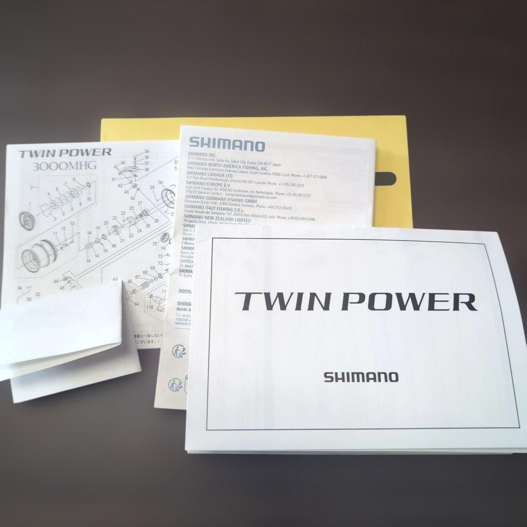 シマノ 24 ツインパワー 4000MHG リブレEF30チタンカスタムノブ付