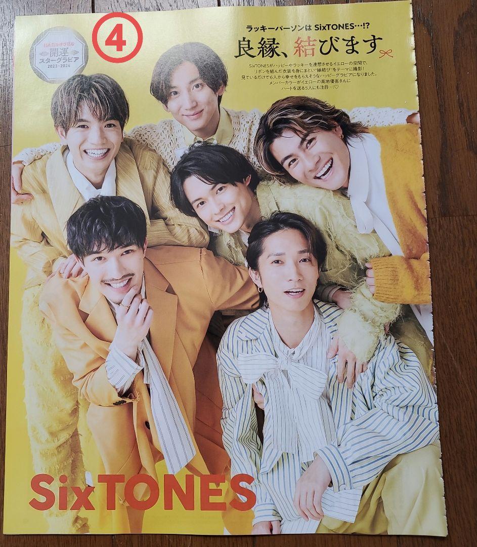 TVガイド　お正月超特大号　開運スターグラビア切り抜き