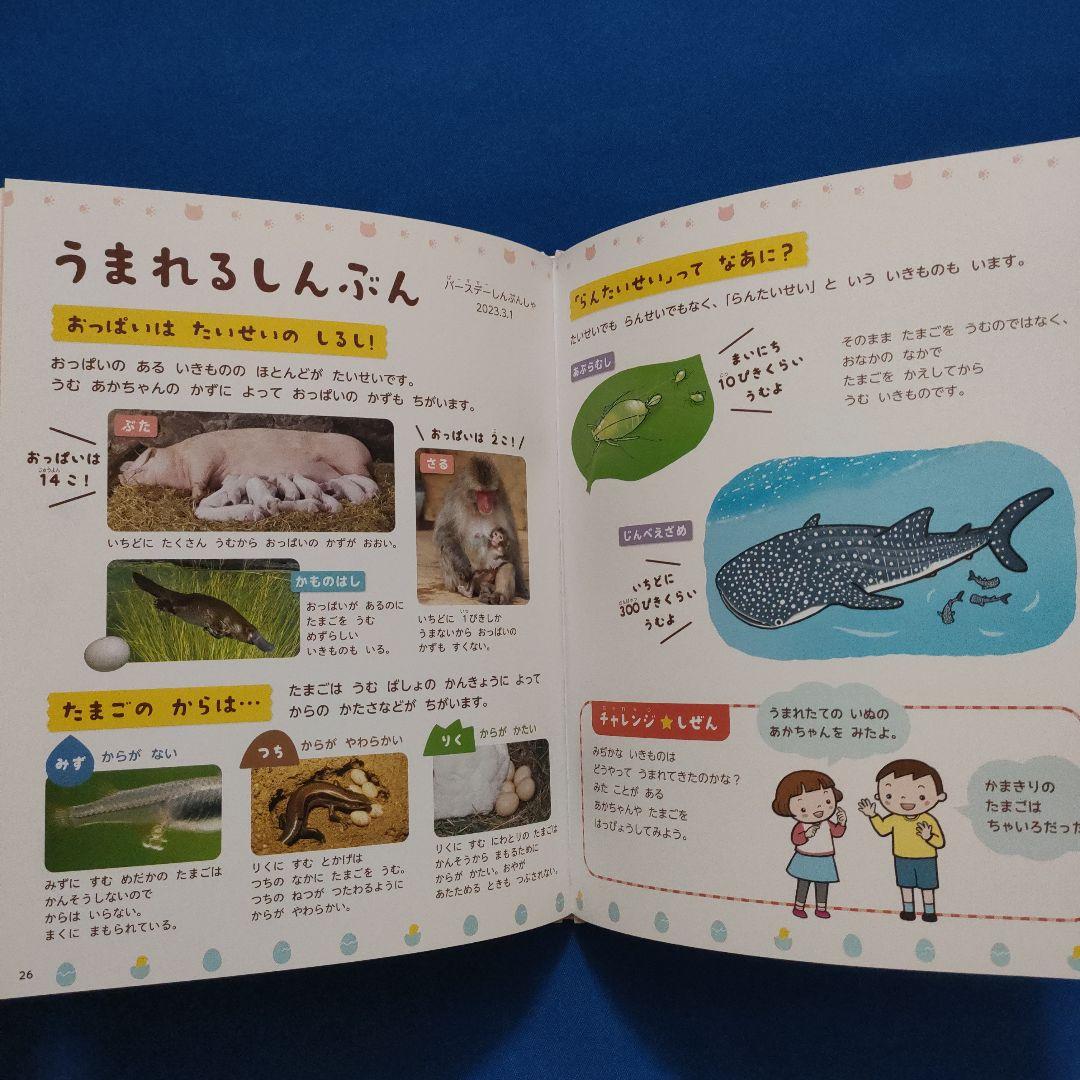 ビッグサイエンス　キンダーブックしぜん　どうぶつのあかちゃん　うまれる