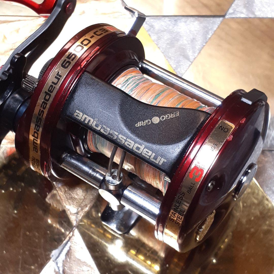 アブガルシア ABUアンバサダー 6500C3 2SPEED 両軸リール 美品