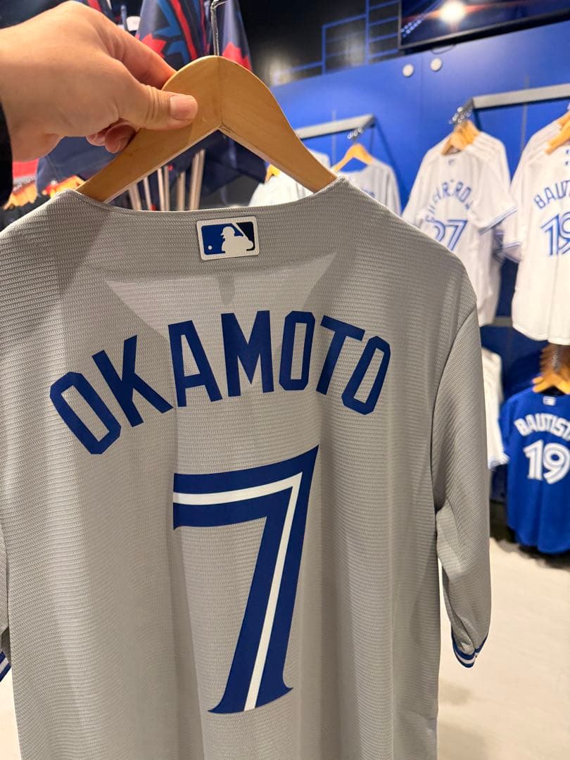 希少　トロント・ブルージェイズ OKAMOTO 7 ユニフォーム