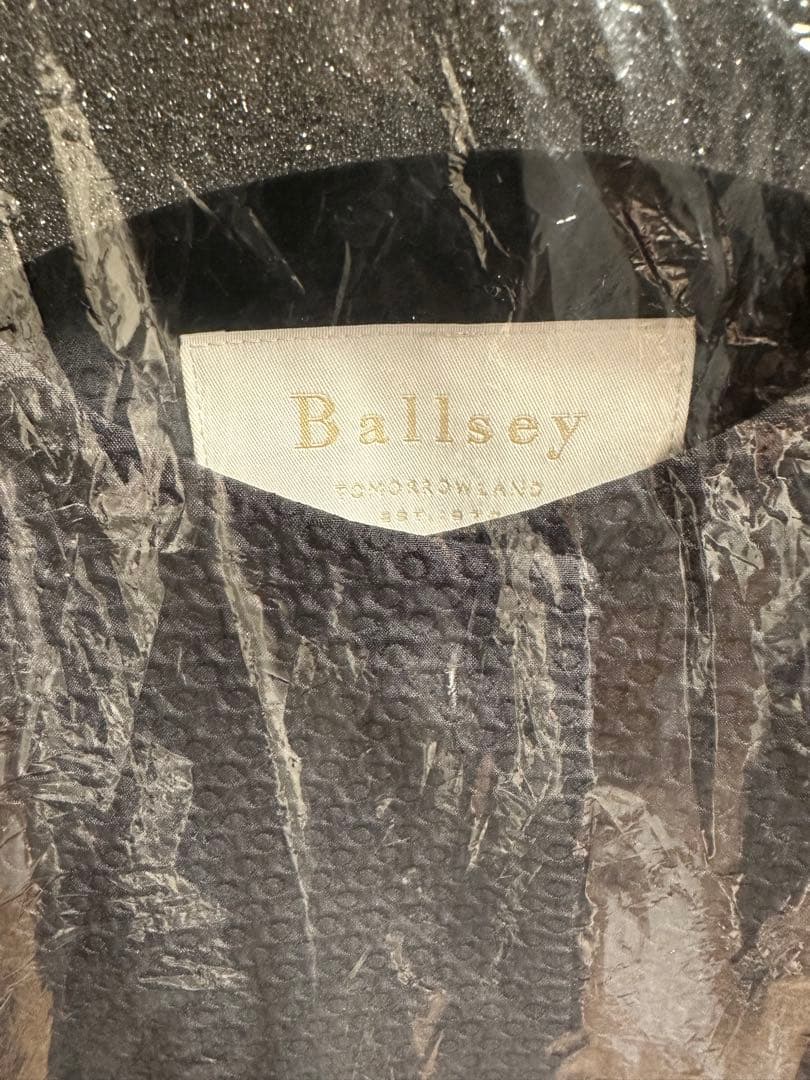 Ballsey 24SS ピンドットマトラッセ コクーンジレ　36
