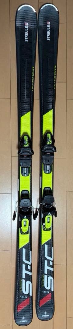 カービングスキー 165cm ビンディング付 初中級者