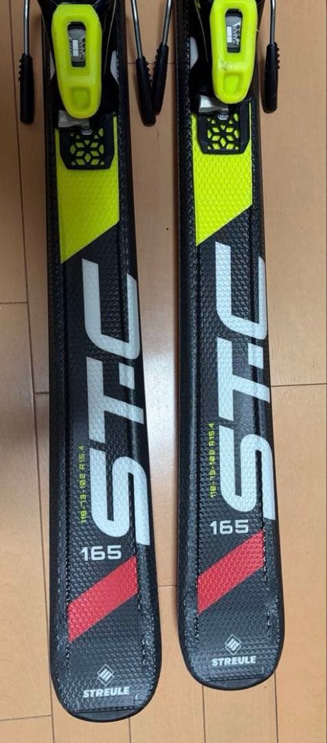 カービングスキー 165cm ビンディング付 初中級者