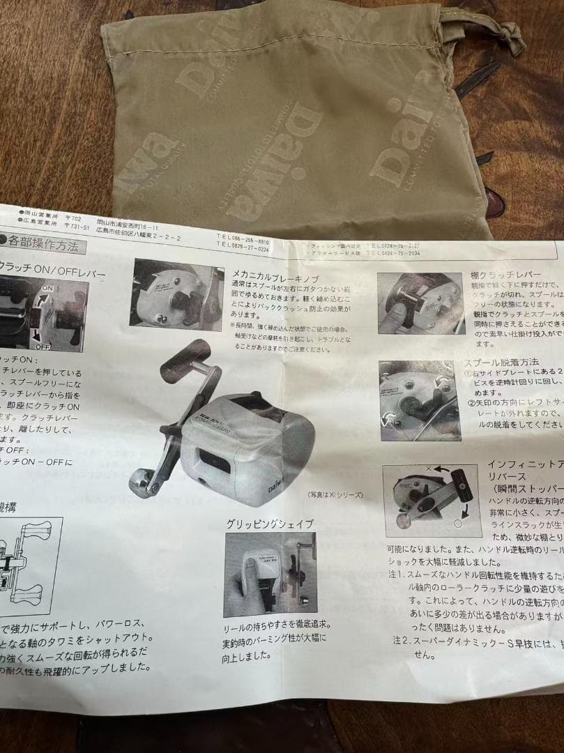 DAIWA スーパー ダイナ 250 早技 船用 ベイトリール 未使用保管品