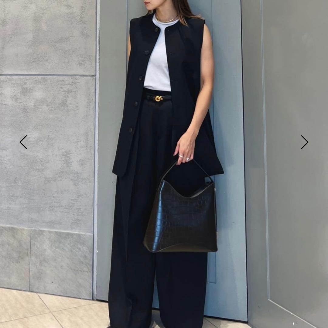 LOEFE ロエフ　ギャバジンベスト