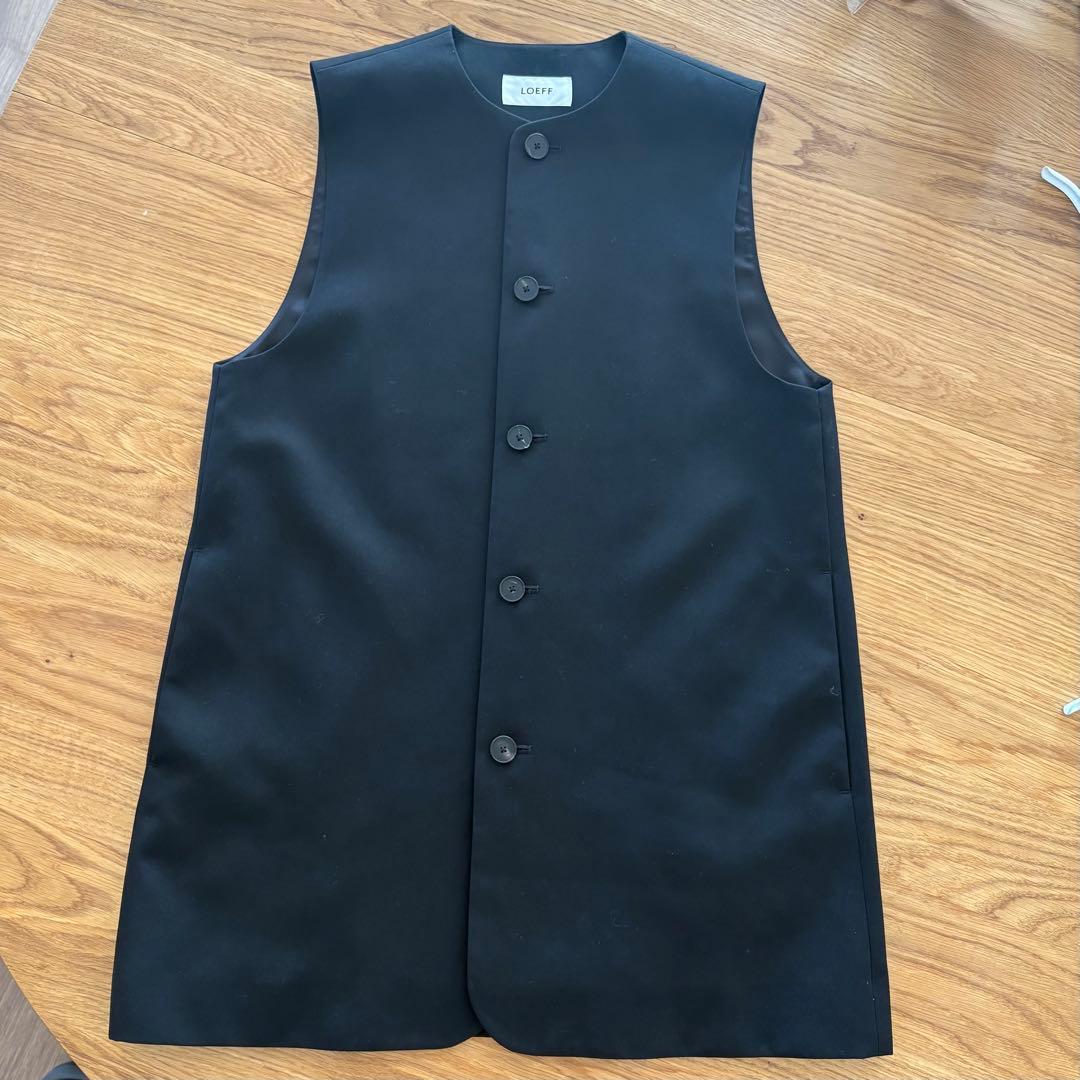 LOEFE ロエフ　ギャバジンベスト