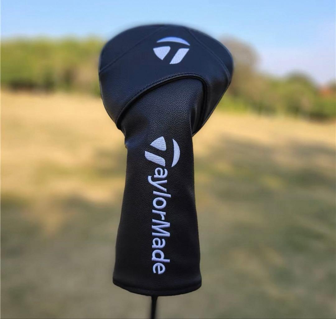 【新製品4点セット】テーラーメイドシンプルユニセックスゴルフクラブカバー黒色