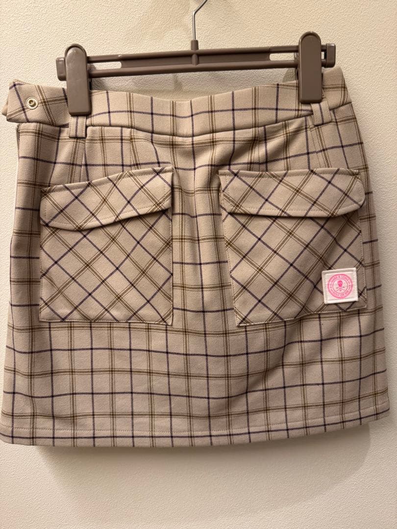 MARK&LONA スカート　美品　S オックスチェック　ゴルフウェアー　タイト