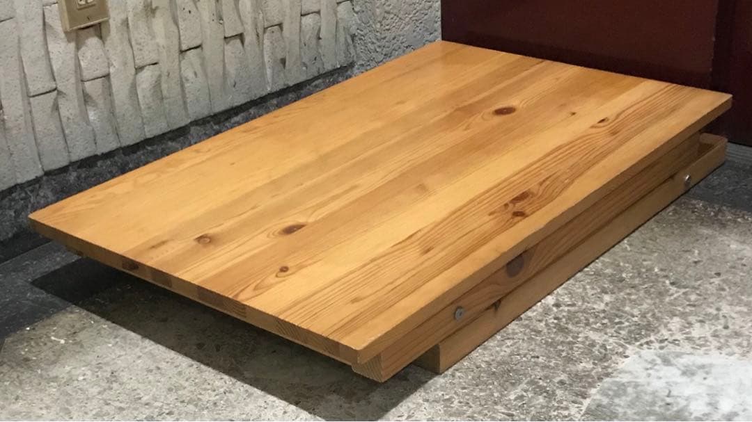 パイン材 テーブル 折りたたみ式 muji MUJI 無印良品 机